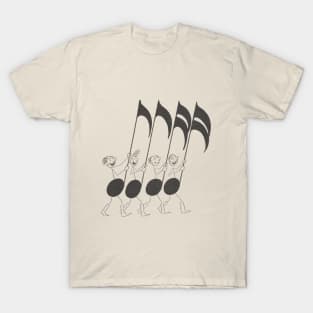 Stealing Musical notes T-Shirt